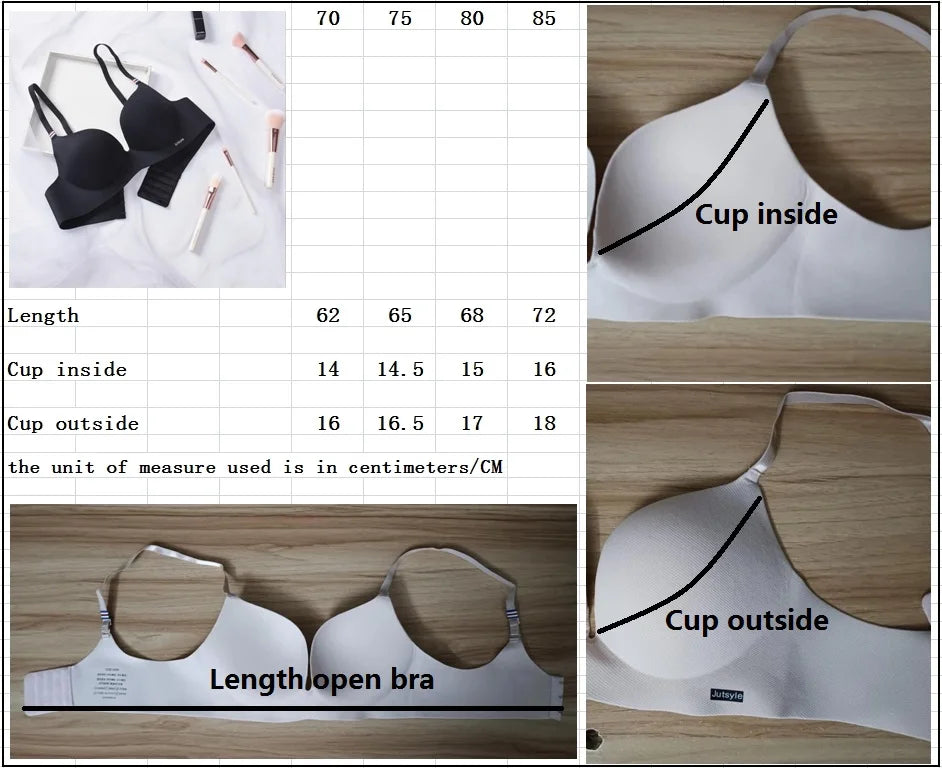 Fashion Sexy Push Up Bra Wireless Women Underwear Lingerie Plus Size Women Bras For Women Seamless Cotton Luxury Bra Lady - Tasawoq