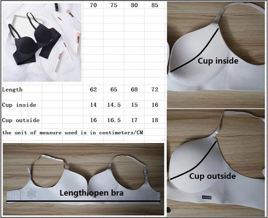 Fashion Sexy Push Up Bra Wireless Women Underwear Lingerie Plus Size Women Bras For Women Seamless Cotton Luxury Bra Lady - Tasawoq