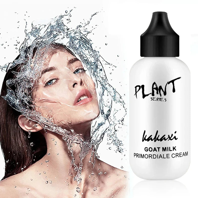 Waterproof Foundations Makeup Full Coverage Lasting High Coverage Goat Milk Liquid Cover Acne Female Korean Makeup Base Female - Tasawoq