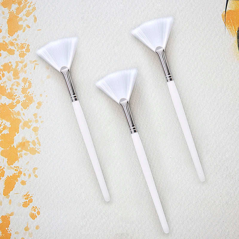 Fireflies DIY Face Mask Brush Set Soft Applicator Brushes Makeup Tools Includes Soft Fan Facial Brushes Acid Applicator Brush - Tasawoq