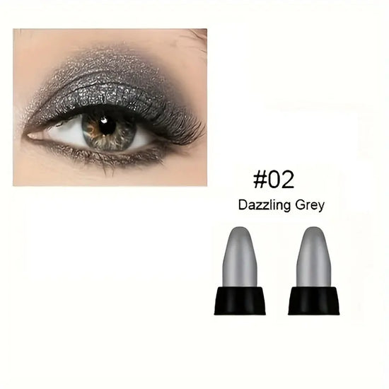 16 Colors Pearlescent Eyeliner, Color Glitter Waterproof Long-Lasting Eye Makeup Non-smudge Eyeliner - Tasawoq