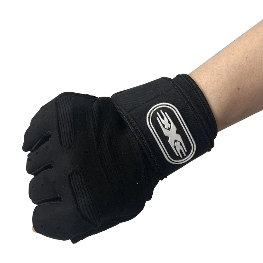Workout Gloves for Men Women Half Finger Glove with Wrist Wrap for Sport Weight Lifting Training Bicycle Motorcyclist Gym Glove - Tasawoq