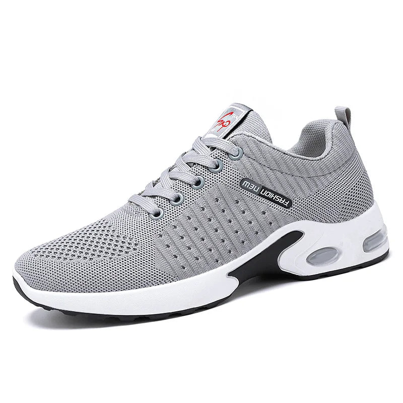 Shoes men 2025 new trend men's shoes breathable lace-up running shoes Korean version light casual sports shoes - Tasawoq