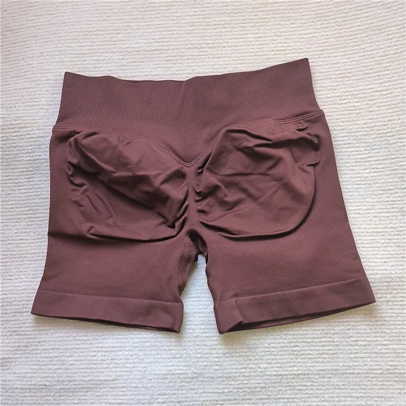 Gym Impact Running Shorts Scrunch Butt Shorts Women Biker Cycling Shorts Seamless Leggings Sexy Athletic Yoga Shorts - Tasawoq