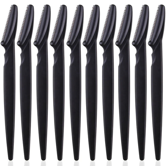 3/4/10Pcs Eyebrow Trimmer Face Blade Shaver Portable Eye Brow Epilation Hair Removal Safety Eyebrow Cutting Woman Makeup Tools - Tasawoq