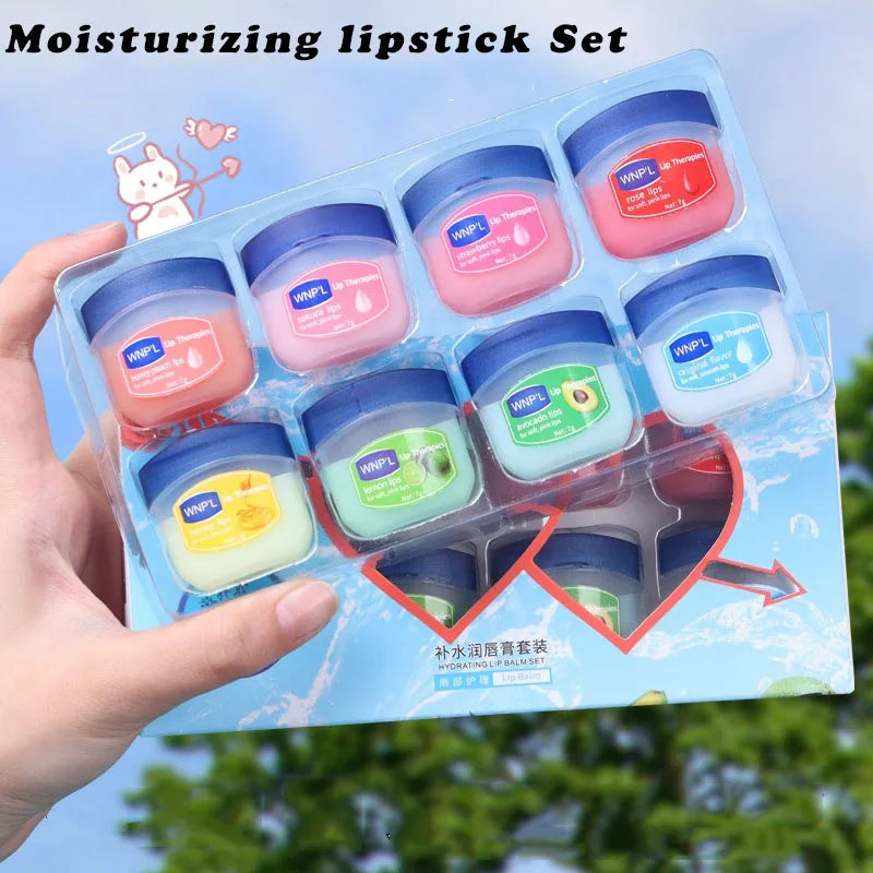 8/6/4/1PCs Lip Balm Moisturizing Lipstick Base Moisturizer Makeup Natural Plant Anti-Cracking Lip Care Petroleum Jelly Lip Balm - Tasawoq