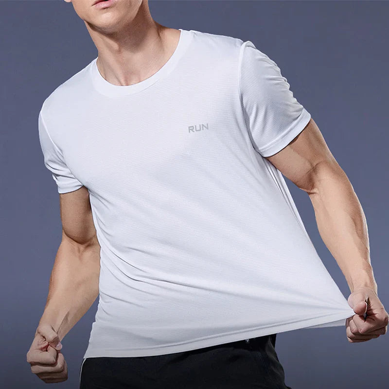 Summer Sport Gym t Shirt Men Quick Dry Running Bodybuilding Shirts Men Short Sleeve Fitness Tops Oversized Brazil t-Shirt Jersey - Tasawoq