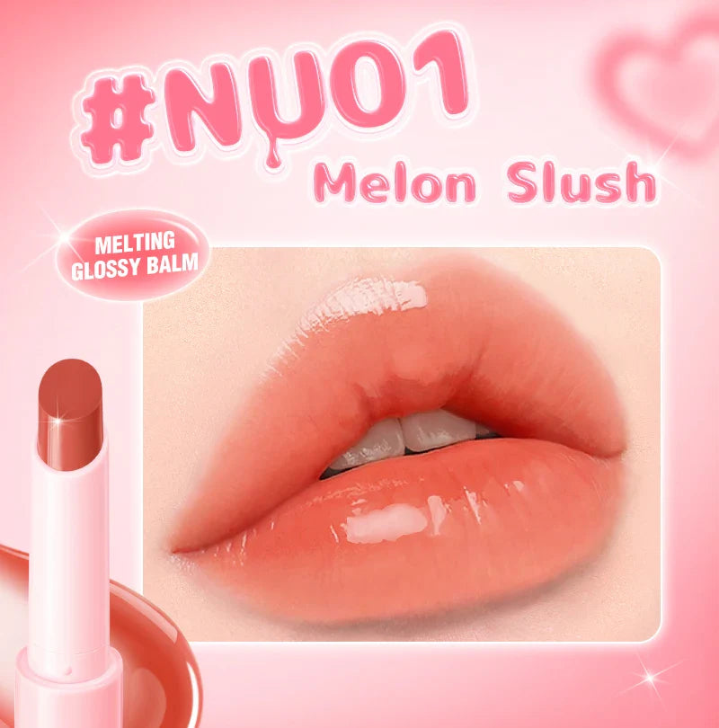 PINKFLASH Dewyful Glossy Lip Balm Long-lasting Moisturizing Lip Glaze Non-stick Lip Tints Women Lips Liner Care Makeup Cosmetics - Tasawoq