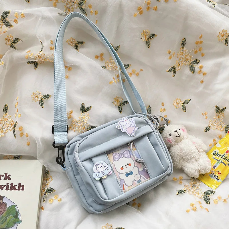 New Kawaii Bag Girls 2025 New JK Transparent Bag Small Crossbody Bag For Women Purses and Handbags Shoulder Bag Itabag Bolso - Tasawoq