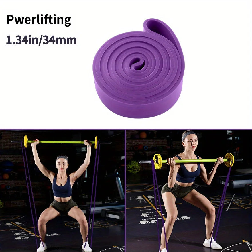 Resistance Bands Exercise Elastic Workout Ruber Loop Strength Rubber Band Gym Fitness Equipment Training Expander Unisex - Tasawoq