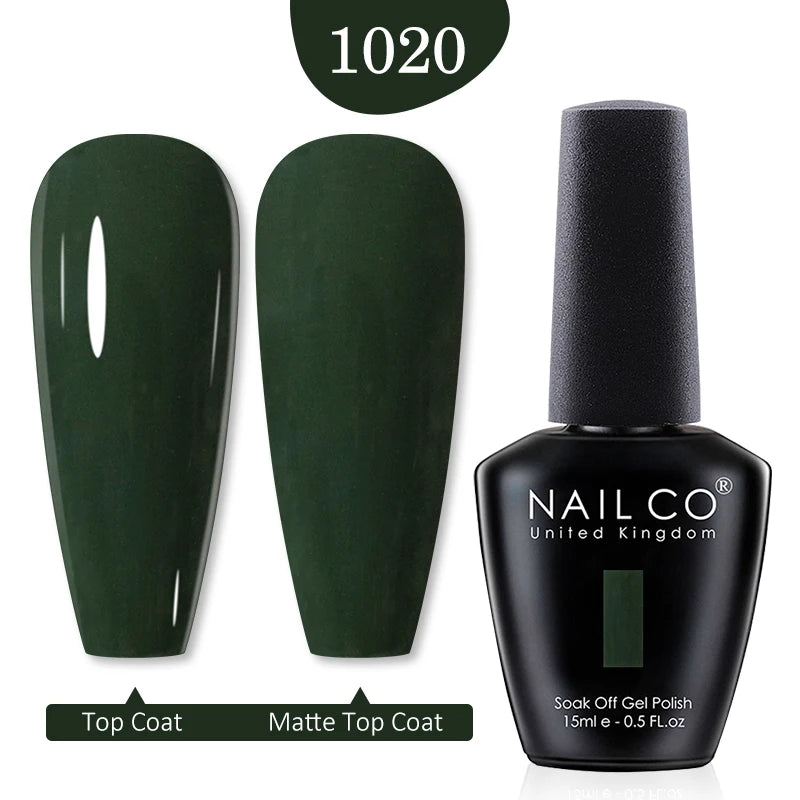NAILCO Red Colors Series 15ML Nail Gel Polish Nail Supplies Semi Permanent For Nail Art Manicure Soak Off LED UV Hybrid Varnish - Tasawoq