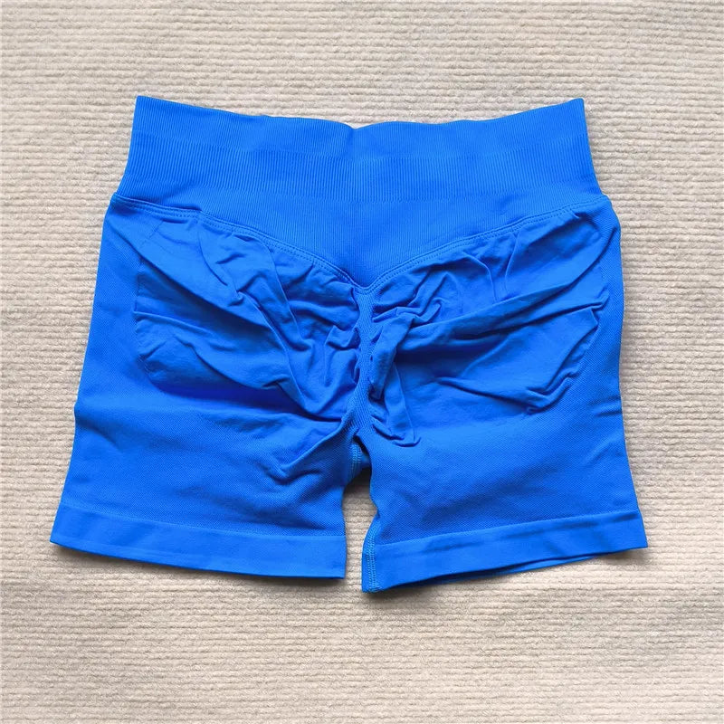 Gym Impact Running Shorts Scrunch Butt Shorts Women Biker Cycling Shorts Seamless Leggings Sexy Athletic Yoga Shorts - Tasawoq