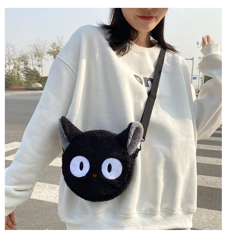 Japanese Style Kawaii Bag Women Cartoon Plush Shoulder Bag for Women New Crossbody Bag Small Phone Purse Bolsa Feminina - Tasawoq