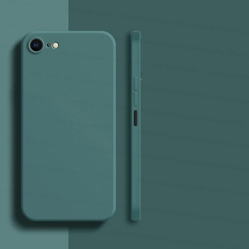 For iPhone 8 Case For iPhone SE 2022 2020 7 8 Cover Case Luxury Shockproof Soft TPU Liquid Silicone Phone Back Case For iPhone 8 - Tasawoq