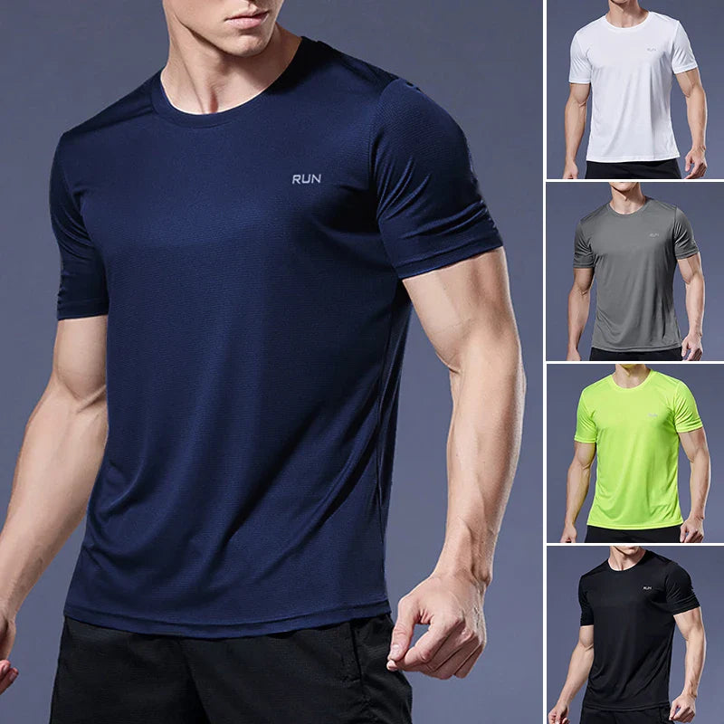 Summer Sport Gym t Shirt Men Quick Dry Running Bodybuilding Shirts Men Short Sleeve Fitness Tops Oversized Brazil t-Shirt Jersey - Tasawoq