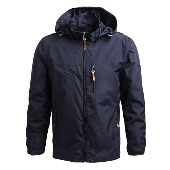 2024 Winter Jacket Fashion Coat Hoodies Camping Hiking Jacket Men's Casual Waterproof Jacket Windbreaker Men Outerwear Clothes - Tasawoq