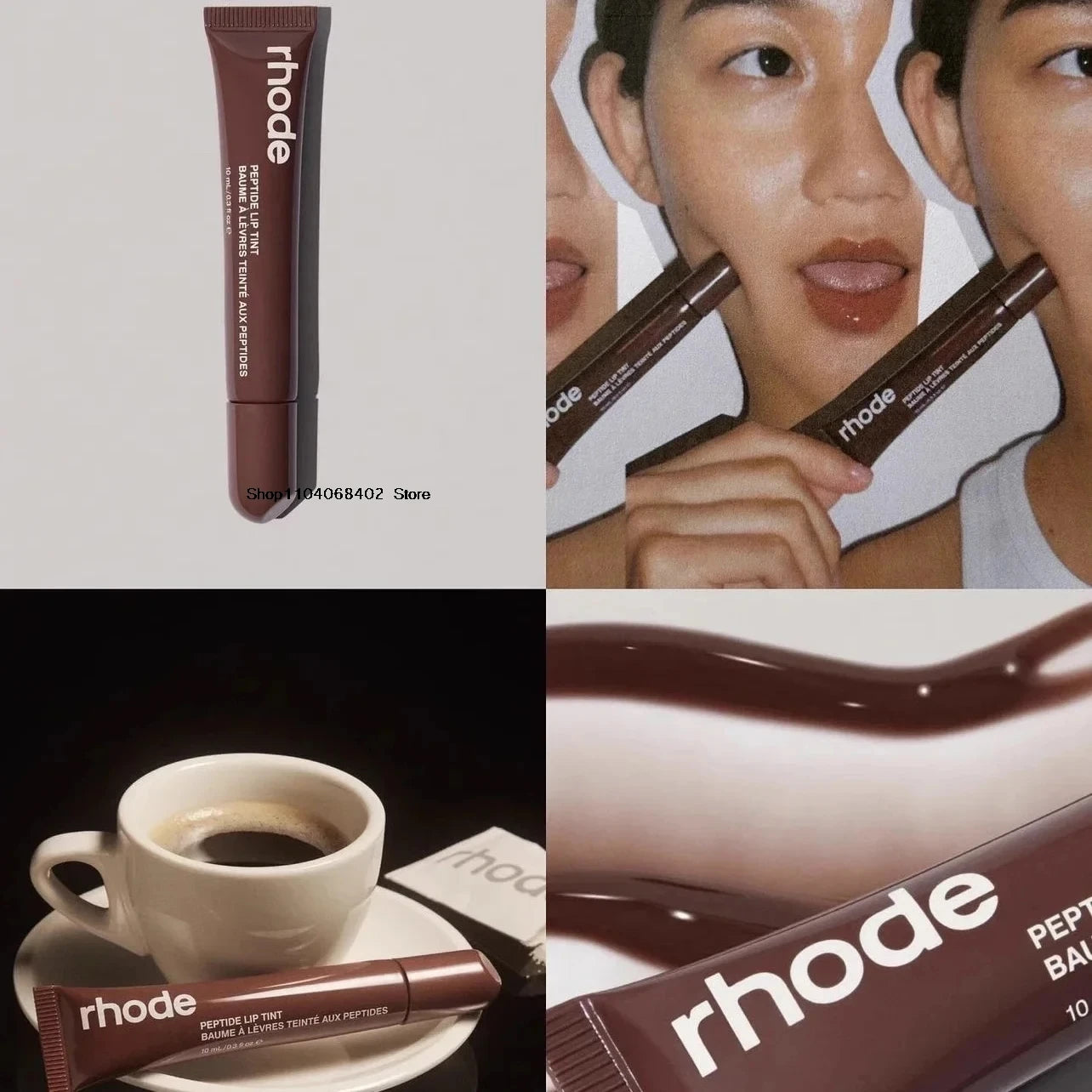 RHODE Makeup Cheek Blush Cream Blusher Stick Lip Gloss Phone Case For iPhone New Toast SALTY TAN Raspberry Espresso Lipstick INS - Tasawoq