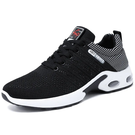 Shoes men 2025 new trend men's shoes breathable lace-up running shoes Korean version light casual sports shoes - Tasawoq