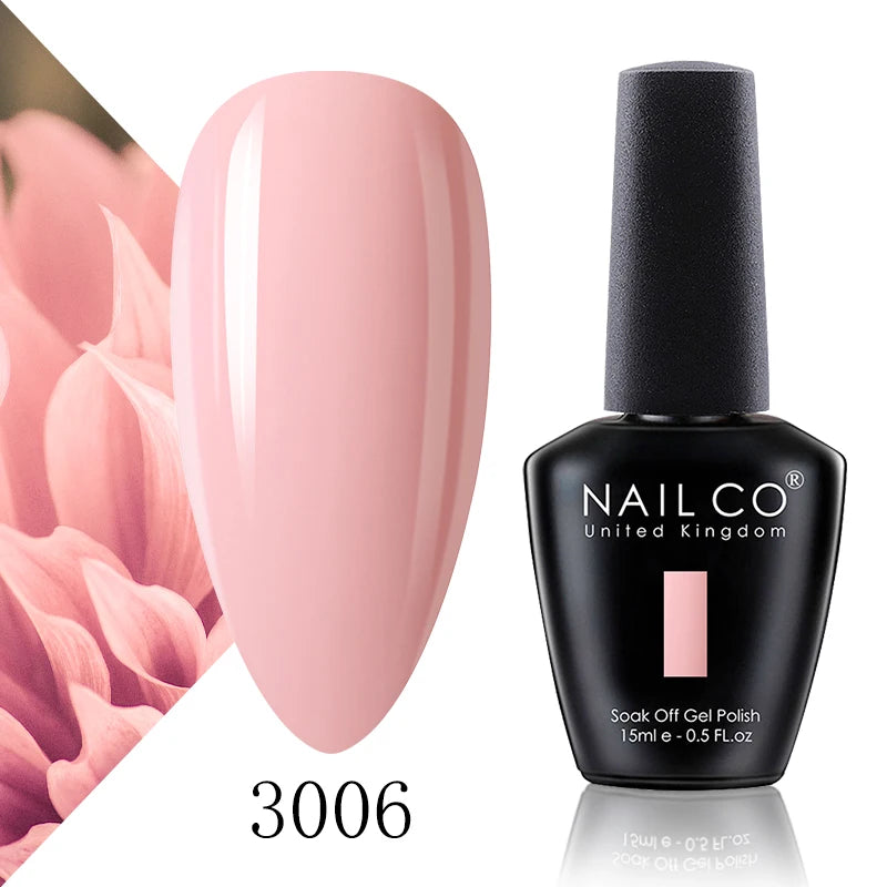 NAILCO 15ml Fresh Series Gel Nail Polish Design UV&LED Nail Gel Spring Summer Color Vernis Nail Art Glitter All For Manicure Set - Tasawoq