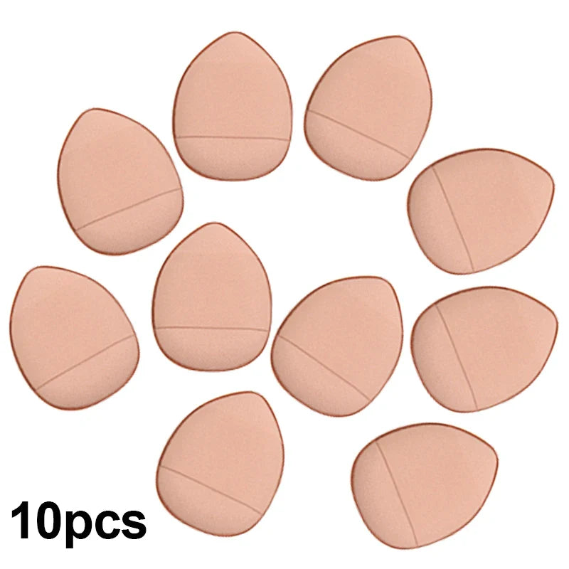 5/10Pcs Mini Finger Puff Foundation Small Air Cushion Powder Sponge Face Concealer BB Cream Cosmetic Applicator Makeup Tools - Tasawoq