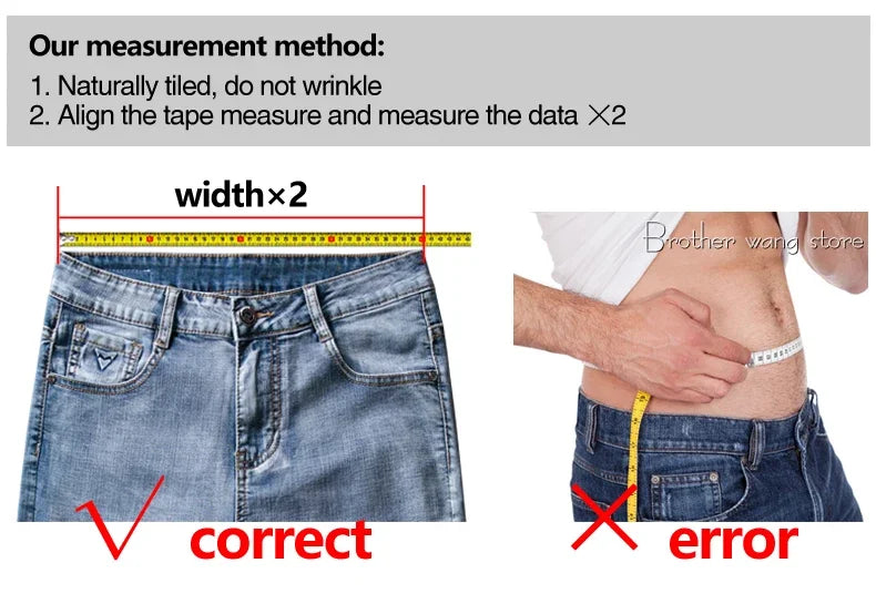 Summer Thin Men's Elastic Cotton Jeans Fashion Gray Comfortable Business Straight Casual Pants Brand Male Clothes Trousers - Tasawoq