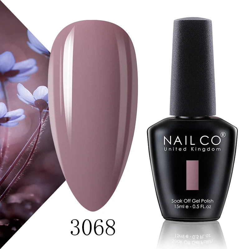 NAILCO 15ml Fresh Series Gel Nail Polish Design UV&LED Nail Gel Spring Summer Color Vernis Nail Art Glitter All For Manicure Set - Tasawoq