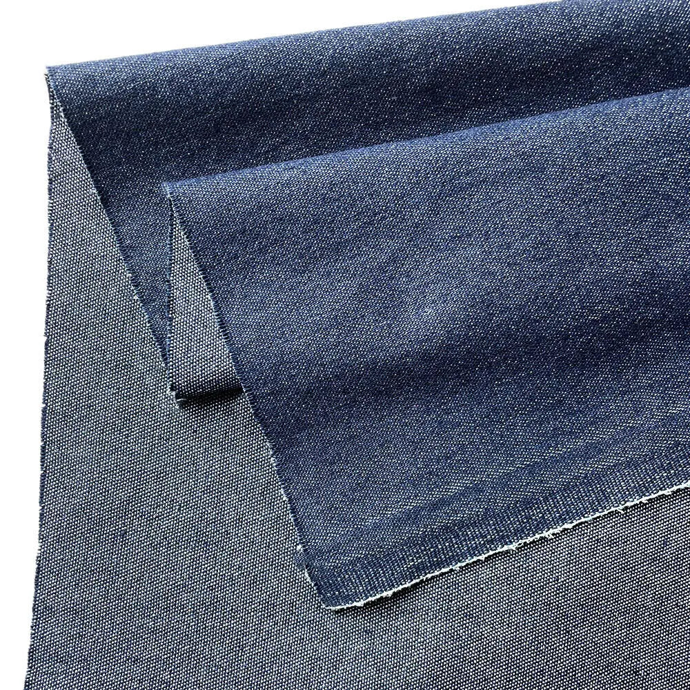Vintage Cotton Blue Denim Fabric Light Thin Soft Cloth for DIY Dolls Clothing Jeans Dress Bag Cap Apron Crafts Manual Material - Tasawoq