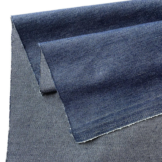Vintage Cotton Blue Denim Fabric Light Thin Soft Cloth for DIY Dolls Clothing Jeans Dress Bag Cap Apron Crafts Manual Material - Tasawoq