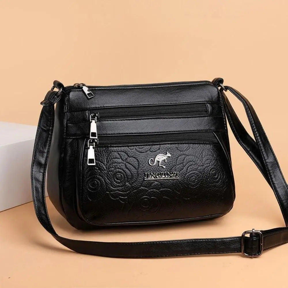 Women's Bag Middle-aged Bag Mother's Bag Fashion Multi-layer Large Capacity Single Shoulder Mother-in-law Buy Vegetable Bag - Tasawoq