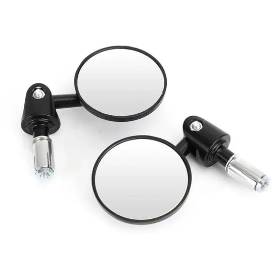 Motorcycle Handlebar Rearview Mirror Handlebar Extended Rear View Mirror Small Mirror Blind Spot Wide View Safety Turning Mirror