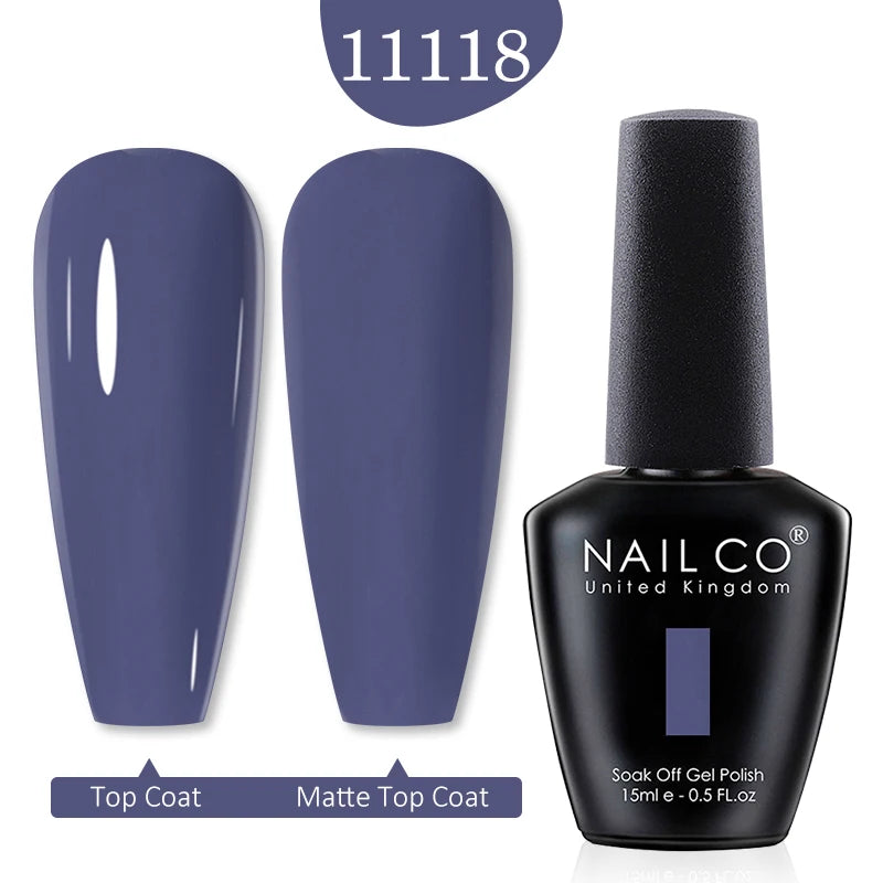 NAILCO Red Colors Series 15ML Nail Gel Polish Nail Supplies Semi Permanent For Nail Art Manicure Soak Off LED UV Hybrid Varnish - Tasawoq
