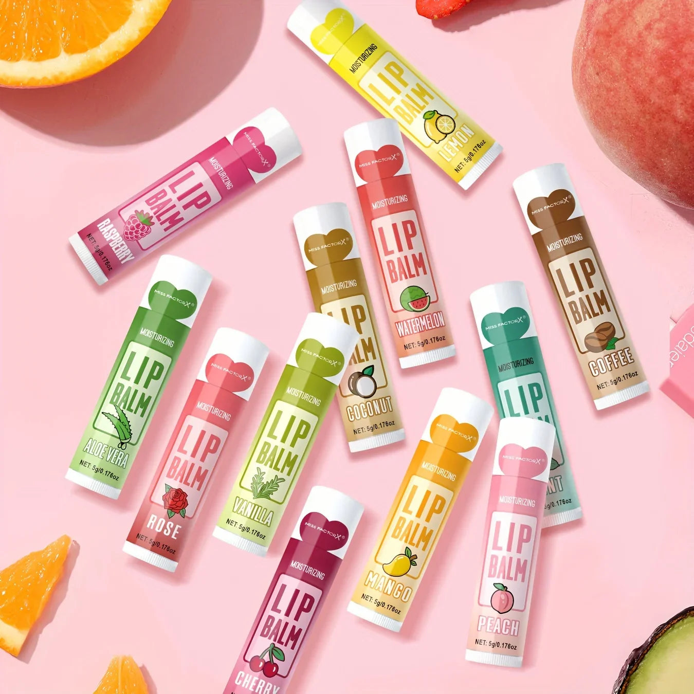 12 PCS/gift lip balm set 5g Deep Moisturizing and long-lasting moisturizing exfoliating to create hydrated lips - Tasawoq