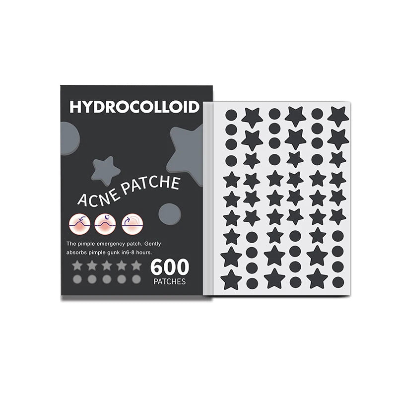 600 PCS/SET Star Pimple Patch Acne Colorful Invisible Acne Removal Skin Care Stickers Concealer Face Spot Beauty Makeup Tools - Tasawoq