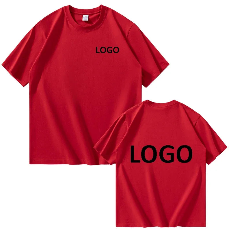 Customized Cotton Printed T-shirts Men Fashion Short Sleeve Tshirt Women Personality Casual Streetwear Tee Tops Camiseta - Tasawoq