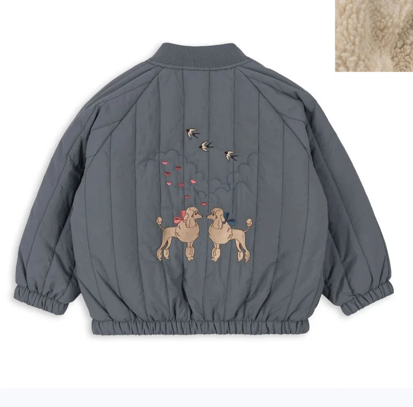 Children's Jackets 2024 Fall And Winter New Cartoon Fashion Boys And Girls Coat Cotton Warm Korean Jacket Children's Clothing - Tasawoq