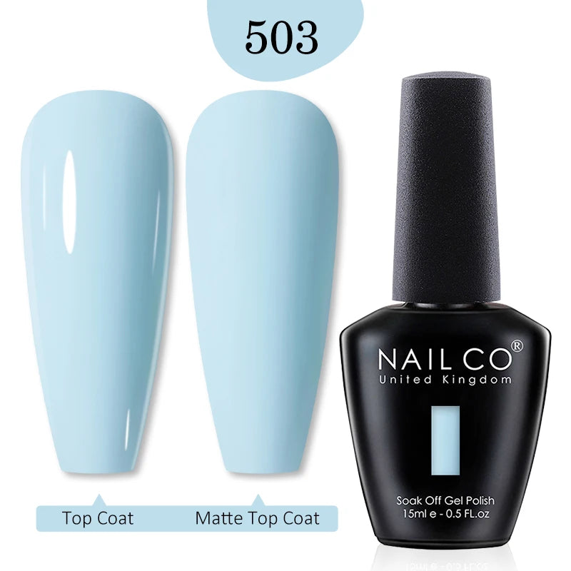 NAILCO Red Colors Series 15ML Nail Gel Polish Nail Supplies Semi Permanent For Nail Art Manicure Soak Off LED UV Hybrid Varnish - Tasawoq
