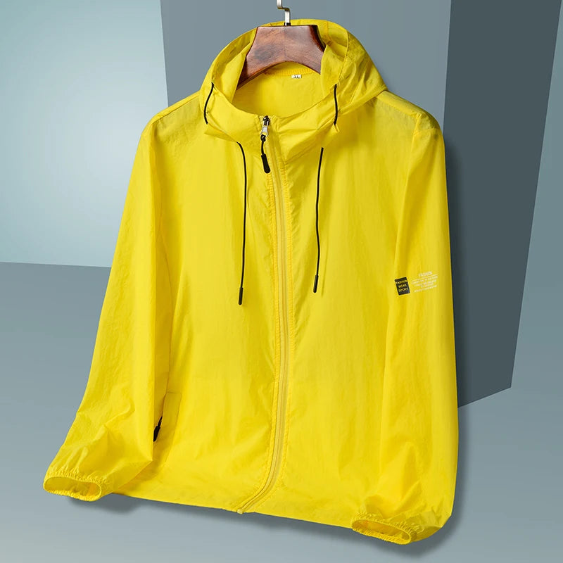 2025 Summer Hooded Jacket Men Women Sun Protection Clothing Fishing Hunting Clothes Quick Dry Skin Windbreaker - Tasawoq