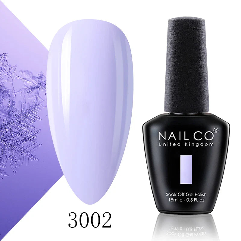 NAILCO 15ml Fresh Series Gel Nail Polish Design UV&LED Nail Gel Spring Summer Color Vernis Nail Art Glitter All For Manicure Set - Tasawoq