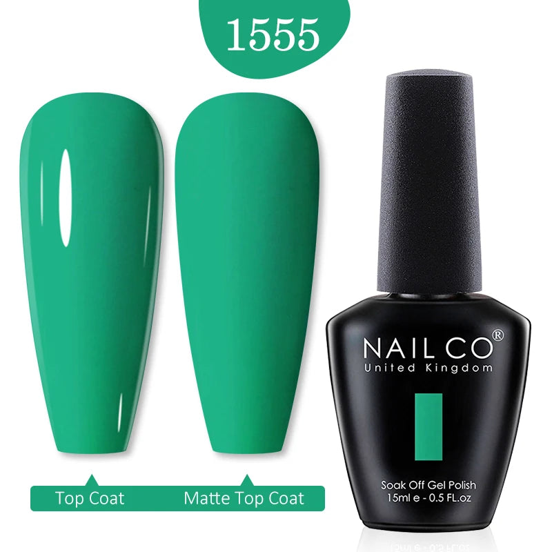NAILCO Red Colors Series 15ML Nail Gel Polish Nail Supplies Semi Permanent For Nail Art Manicure Soak Off LED UV Hybrid Varnish - Tasawoq