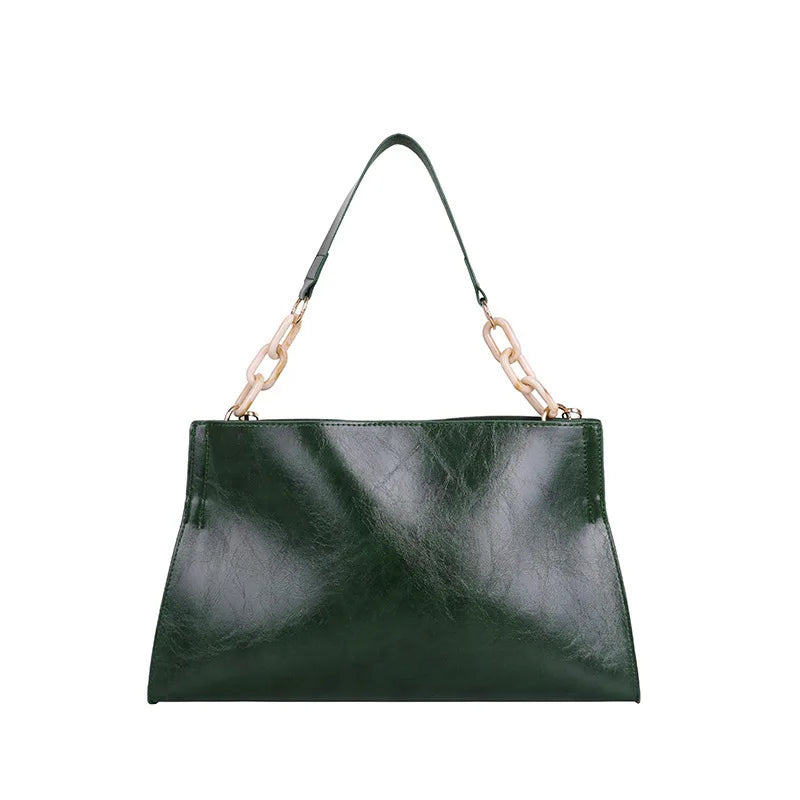 2024 New Design Handbags Women Shoulder Bag Soft Synthetic Leather Crossbody Large Capacity Fashion Female Underarm Bags - Tasawoq
