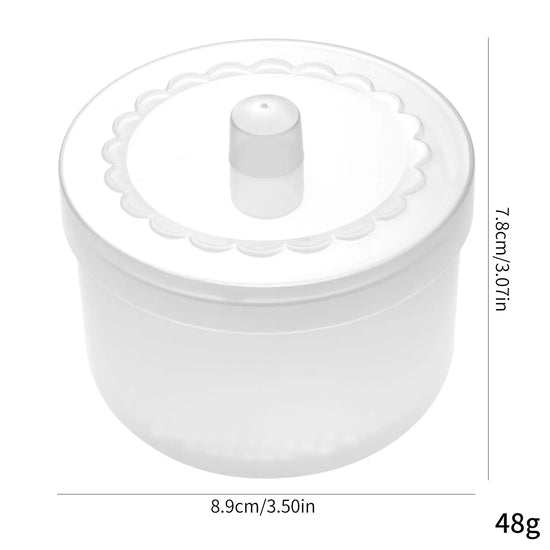 Nail Drill Bits Disinfection Box Double Layer Filtration Cleaning Box Manicure Storage Case Nail Brush Cleaning Container - Tasawoq