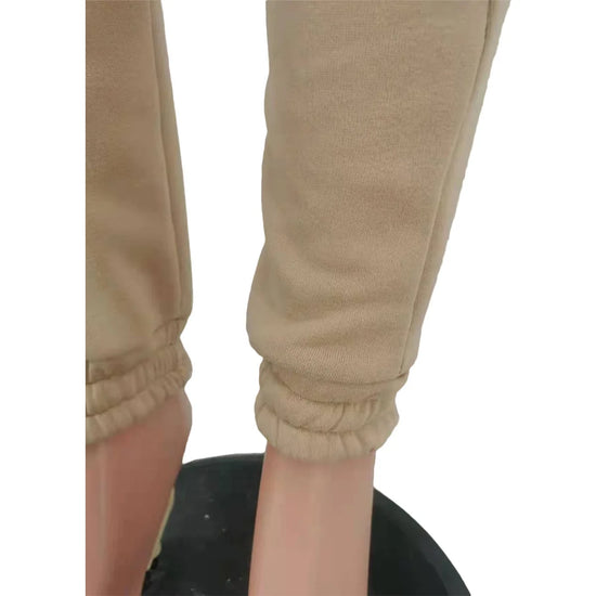 3pcs Women's Clothing Set Fleece-lined Hooded Sweater &Sleeveless Tank Top & Sports Sweatpants Pants - Tasawoq