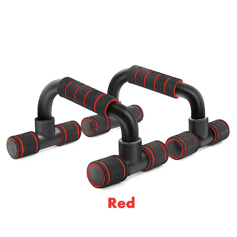 1pair U-shaped Push-up Rack Fitness Equipment Hand Sponge Grip Muscle Training Push Up Bar Chest Home Gym Body Building - Tasawoq