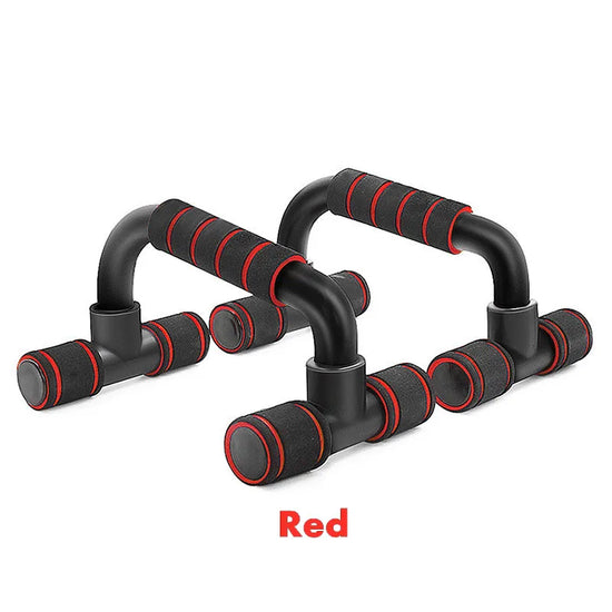 1pair U-shaped Push-up Rack Fitness Equipment Hand Sponge Grip Muscle Training Push Up Bar Chest Home Gym Body Building - Tasawoq