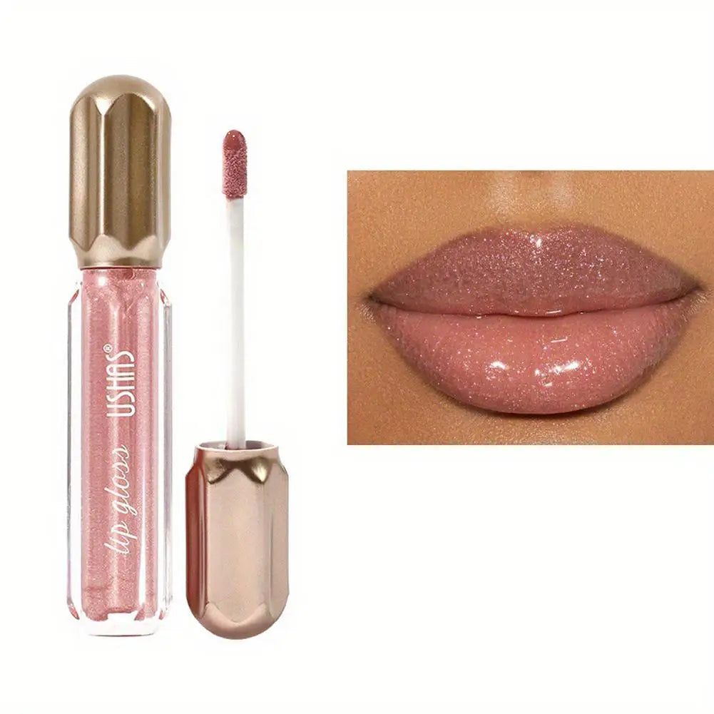 Mirror Pearl Lip Gloss Waterproof Long Lasting Moisturizing Lipstick Shine Glitter Lip Gloss Women Makeup Cosmetic - Tasawoq