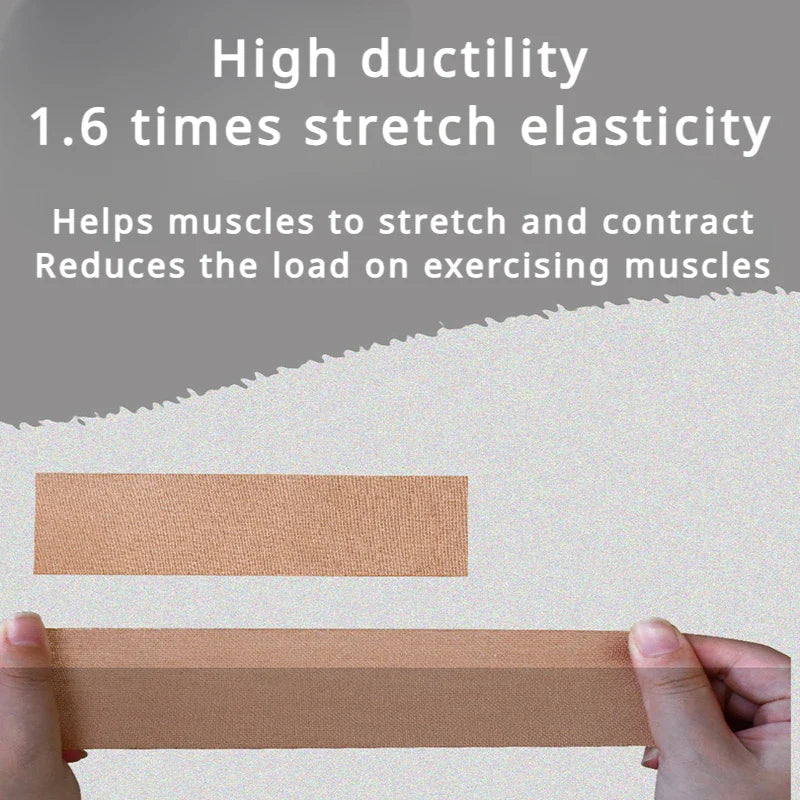 Sports Waterproof Kinesiology Tape Stickers Athletic Bandage Muscle Recovery Protector Strapping Pain Relief Tennis Gym - Tasawoq