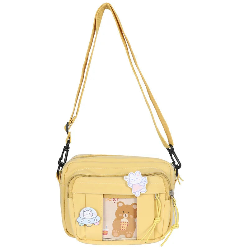 New Kawaii Bag Girls 2025 New JK Transparent Bag Small Crossbody Bag For Women Purses and Handbags Shoulder Bag Itabag Bolso - Tasawoq