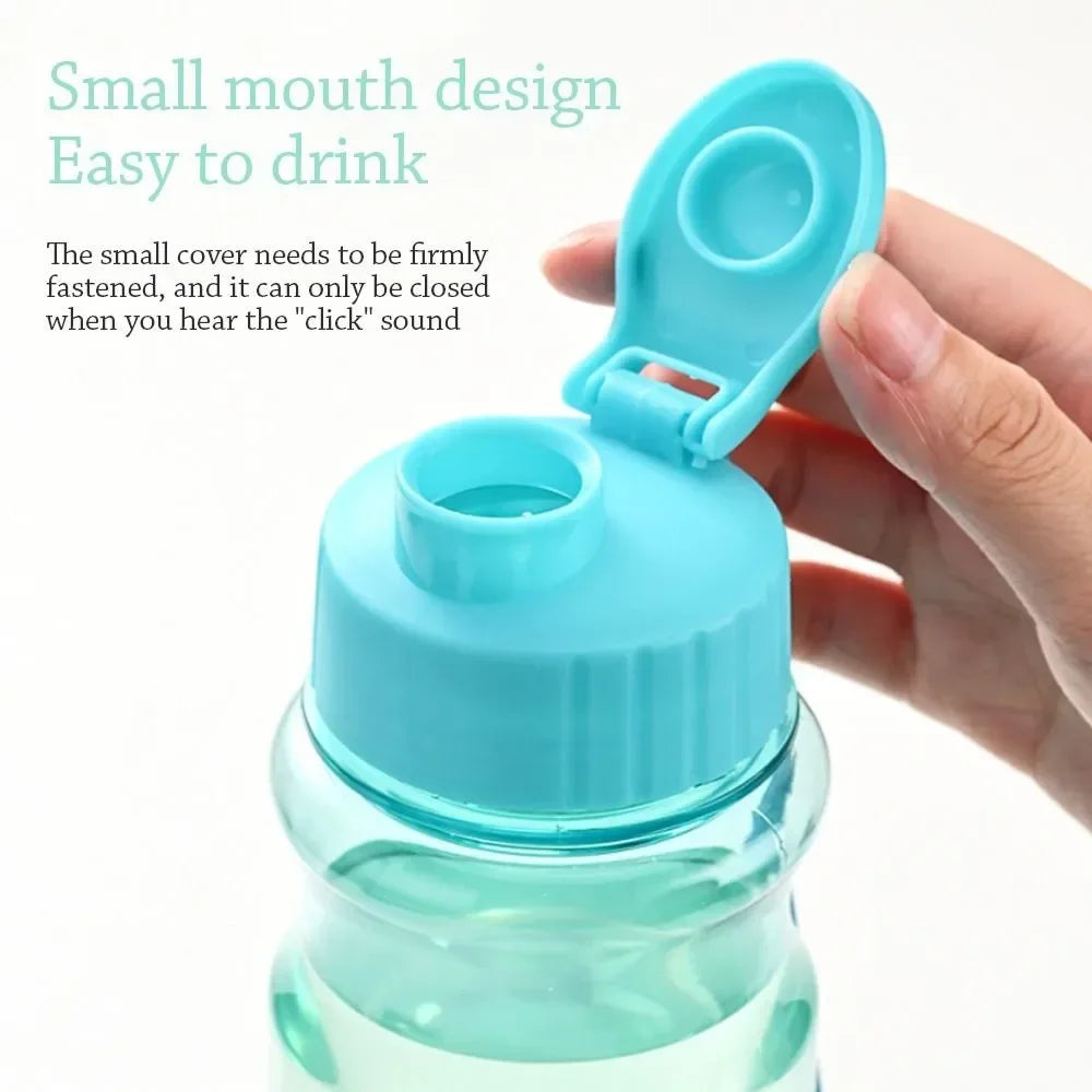 Gift Plastic Water Bottle Large Capacity Sports Kettle Wholesale Transparent Cold Water Cup Outdoor Portable 650ml