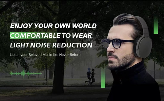 #P2961 Wireless Bluetooth 5.3 Headphones Over Ear Hifi Stereo Headset True Sports With Earphones TF/AUX Music Player with HD Mic - Tasawoq