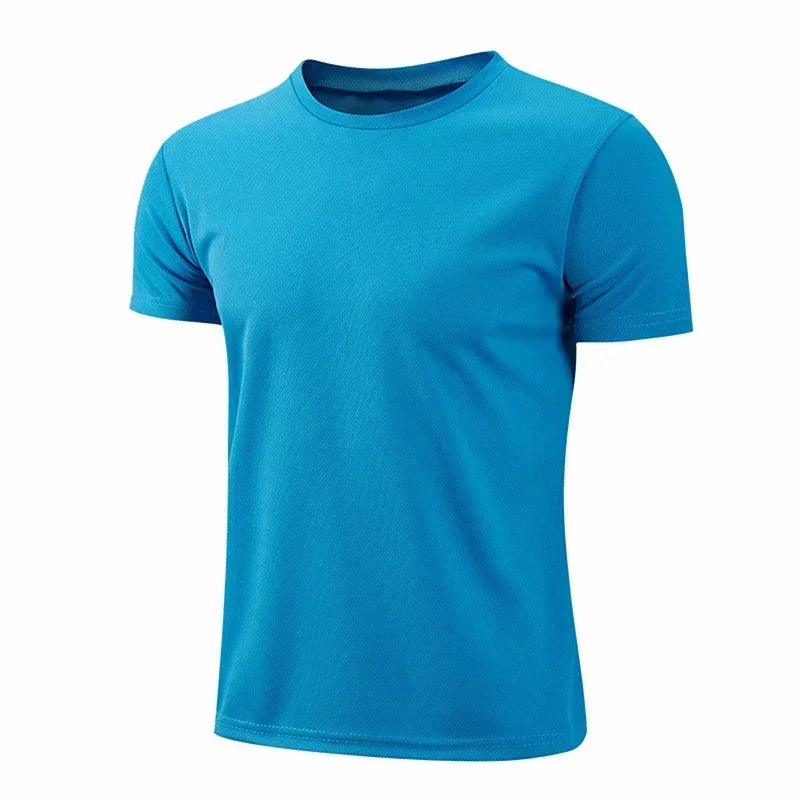 Breathable Quick-Dry Sports T-Shirt for Teenagers – Summer Gym & Running Fitness Shirt, Short Sleeve Trainer Top - Tasawoq